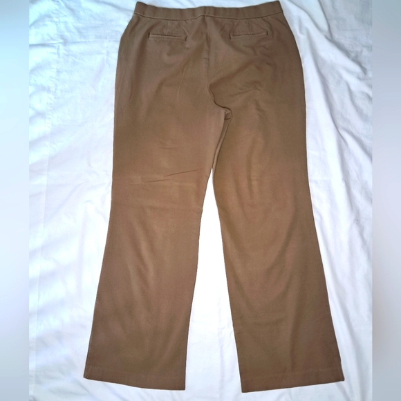 Croft & barrow Tan Casual Pants Strech Plus Size - Picture 2 of 9